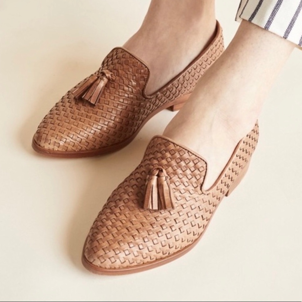 Nisolo Frida Woven Loafers with Tassel